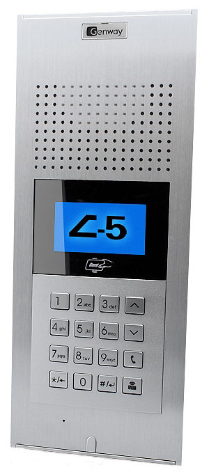 Genway C5 C9E21L-A - panel domofonowy z czytnikiem kart